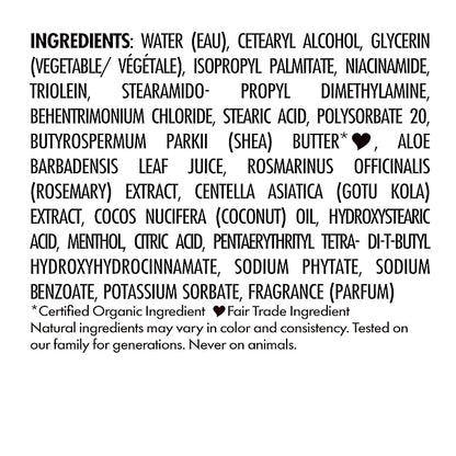SheaMoisture Hair Cream Aloe Butter & Vitamin B3 With A Boost Of Hydration To Hydrate Scalp + Moisturized Hair 4oz