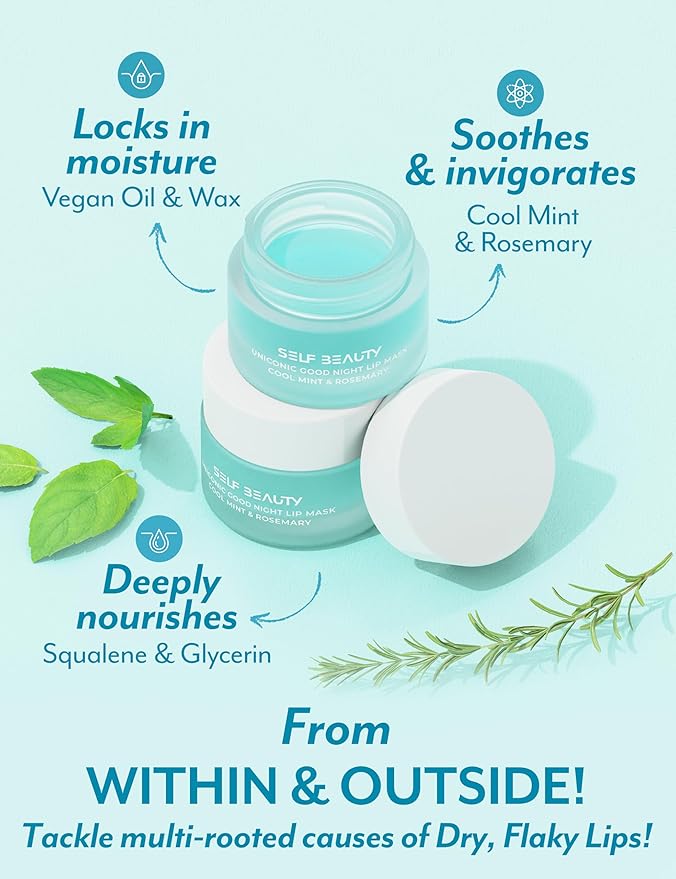 SelfBeauty Lip Mask - Cool Mint 0.51fl.oz