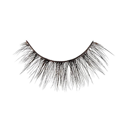 KISS Lash Couture LuXtensions Collection False Eyelashes, Flat Lash Technology, Super Slim Lash Band, Real Lash Extension Fibers, Reusable, Contact Lens Friendly Strip Lashes, Style 'Velvet', 1 Pair