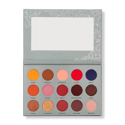 | 15 color pigmented blendable eyeshadow palette