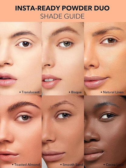 SHEGLAM Insta-Ready Face Powder Loose Under Eye Setting Natural Linen