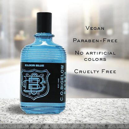 C.O. Bigelow - Elixir Blue - No. 1580, 2.5 fl oz, Cologne for Men, Lavender & Rosemary Long Lasting Mens Cologne, Fresh, Refined, Masculine Perfumes for Men