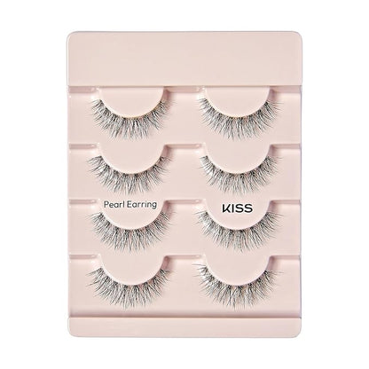 KISS The New Natural, False Eyelashes, 'Freckles', 12 mm, Includes 1 pair of lash, Contact Lens Friendly, Easy to Apply, Reusable Strip Lashes