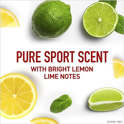 Old Spice Refreshing Body Wash for Men, High Endurance, 3X Defense, 24/7 Shower Fresh with Long Lasting Scent, Pure Sport Scent, 24 oz (Pack of 4)