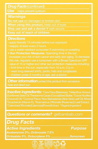 4-Pack Coconut SPF 15 Lip Balm