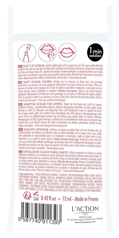 L'Action Paris Exfoliating Soft Lip Scrub,