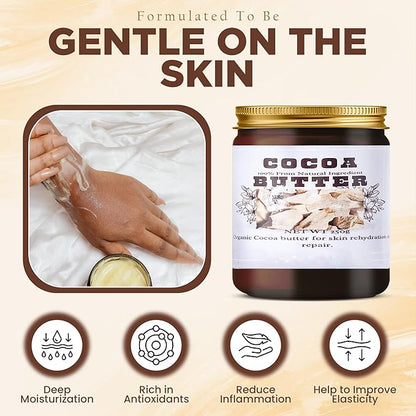 Cocoa Butter for Skin Care, Moisturizing