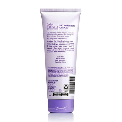 SoftSheen-Carson Dark&Lovely Detangling Cream, 6.8 Fl Oz - For Protective Styles, With Peppermint&Avocado Oil for Braids, Weaves, Wigs&Locs No Dyes, No Mineral Oil, No Petrolatum