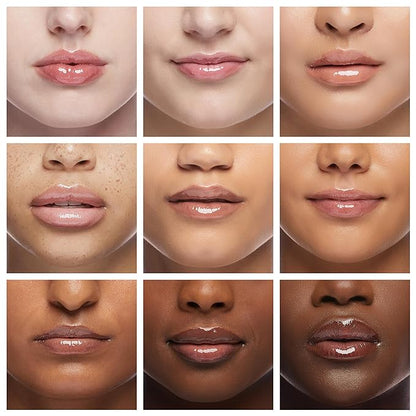 Hydrating Lip Glow Oil, Moisturizing Lip Glow Oil, Nourishing Glossy Transparent Lip Oil, Plumping Lip Oil, Lip Balm, Non-sticky Tinted Toot Lip Balm for Lip Care (CHERRY) 0.2 OZ