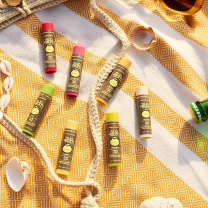 Sun Bum SPF 30 Sunscreen Lip Balm | Vegan and Hawaii 104 Act Compliant (Octinoxate & Oxybenzone Free) Broad Spectrum Natural Lip Care with UVA/UVB Protection |Kiwi Flavor| .15 oz