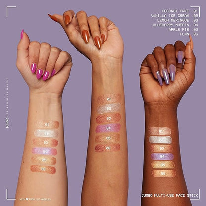 NYX PROFESSIONAL MAKEUP, Jumbo Multi-Use Face Highlighter Stick Apple Pie