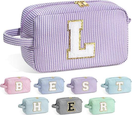 YOOLIFE Makeup Bag - Initial