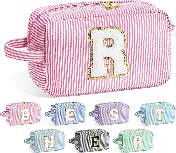 YOOLIFE Initial Makeup Bag for