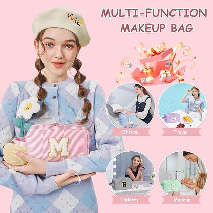 YOOLIFE Initial Makeup Bag for