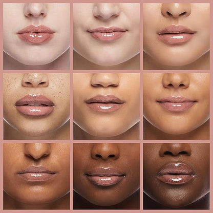 Neutrogena Hydro Boost Moisturizing Lip Gloss, Hydrating Non-Stick and Non-Drying Luminous Tinted Lip Shine with Hyaluronic Acid to Soften and Condition Lips, 20 Berry Brown, 0.10 oz
