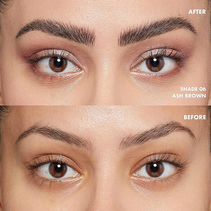 NYX PROFESSIONAL MAKEUP Lift & Snatch Eyebrow Tint Pen, Ash Brown (Pack Of 2)
