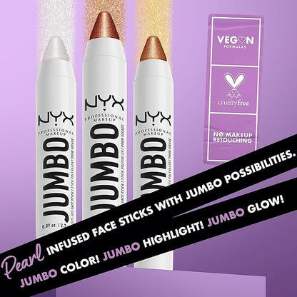 NYX PROFESSIONAL MAKEUP, Jumbo Multi-Use Face Highlighter Stick - Flan