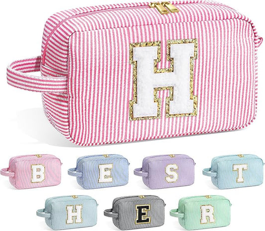 YOOLIFE Initial Makeup Bag for