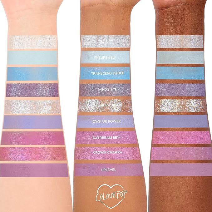 ColourPop Eyeshadow Palette - Eye Makeup Palette with Matte, Metallic, Matte Sparkle & Glitter Finishes - High-Pigment Eye Makeup with a Long-Wearing Formula - In a Trance (0.3 oz)