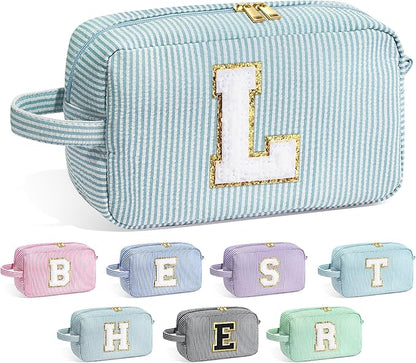 YOOLIFE Makeup Bag - Initial