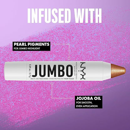 NYX PROFESSIONAL MAKEUP, Jumbo Multi-Use Face Highlighter Stick Apple Pie