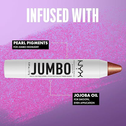 NYX PROFESSIONAL MAKEUP, Jumbo Multi-Use Face Highlighter Stick - Flan